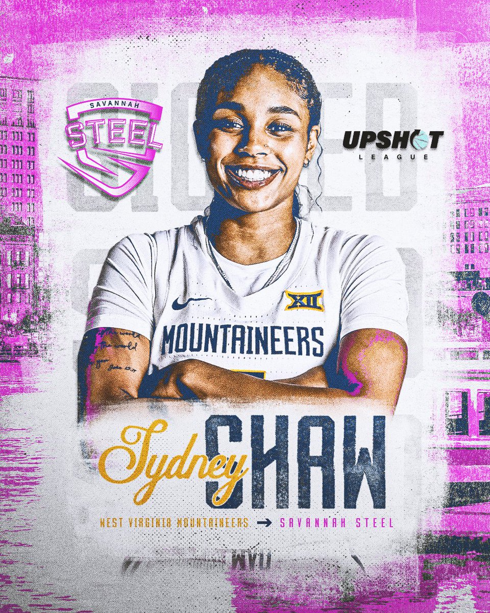 WVUWBB's tweet photo. Sydney Shaw has signed with @savsteelupshot for the inaugural season of the @upshotleague 🏀

Good luck this season!👏

#HailWV | @SydShaw0 https://t.co/ISS4plsPuq