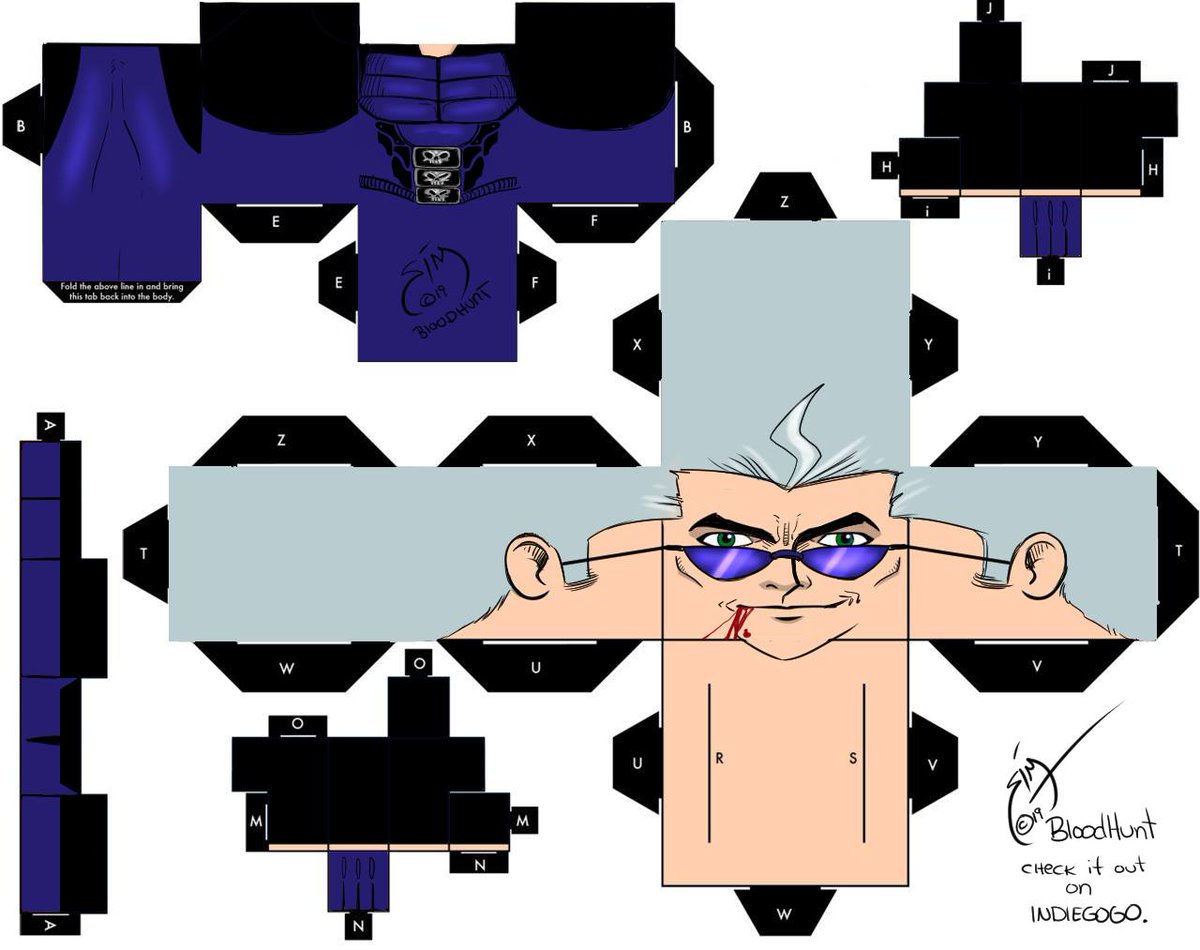 Simon_Pothier's tweet photo. For those who missed it when the Campaign of Bloodhunt 1 was live, here's the Hand drawn Block Head I did back then ;) https://t.co/hXLiFBn2c1