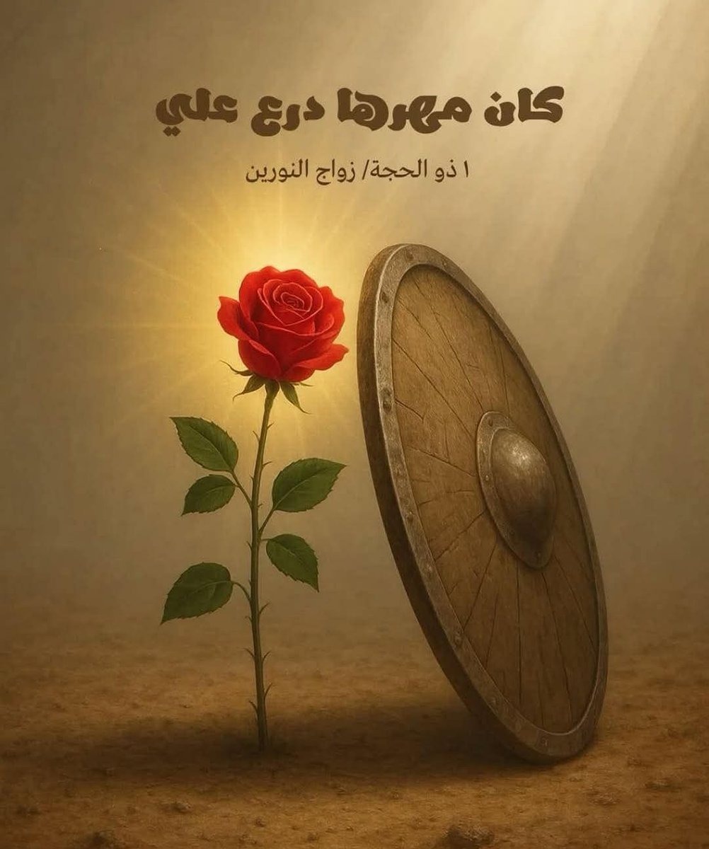 niqa_85's tweet photo. تزوج بالسماء بأمر ربي 
بفاطمة المهذبة الطهورِ
فذا خير الرجال وتلك خير 
النساء ومهرها خير المهور
مبارك عليكم هذه الذكرى العطرة...زواج امير المؤمنين بسيدة النساء عليهما السلام ❤ https://t.co/RFtCGdEUwv