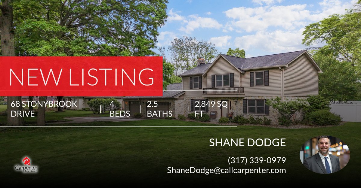 shane_dodge's tweet photo. 📍 New Listing 📍 Take a look at this fantastic new property that just hit the market located at 68 Stonybrook Drive in Brownsburg. Reach out here or at (317) 339-0979 for more information!

Listed by Lisa Hicks

Shane Dodge... https://t.co/GuxsdokiwH https://t.co/yKQhbjJG68