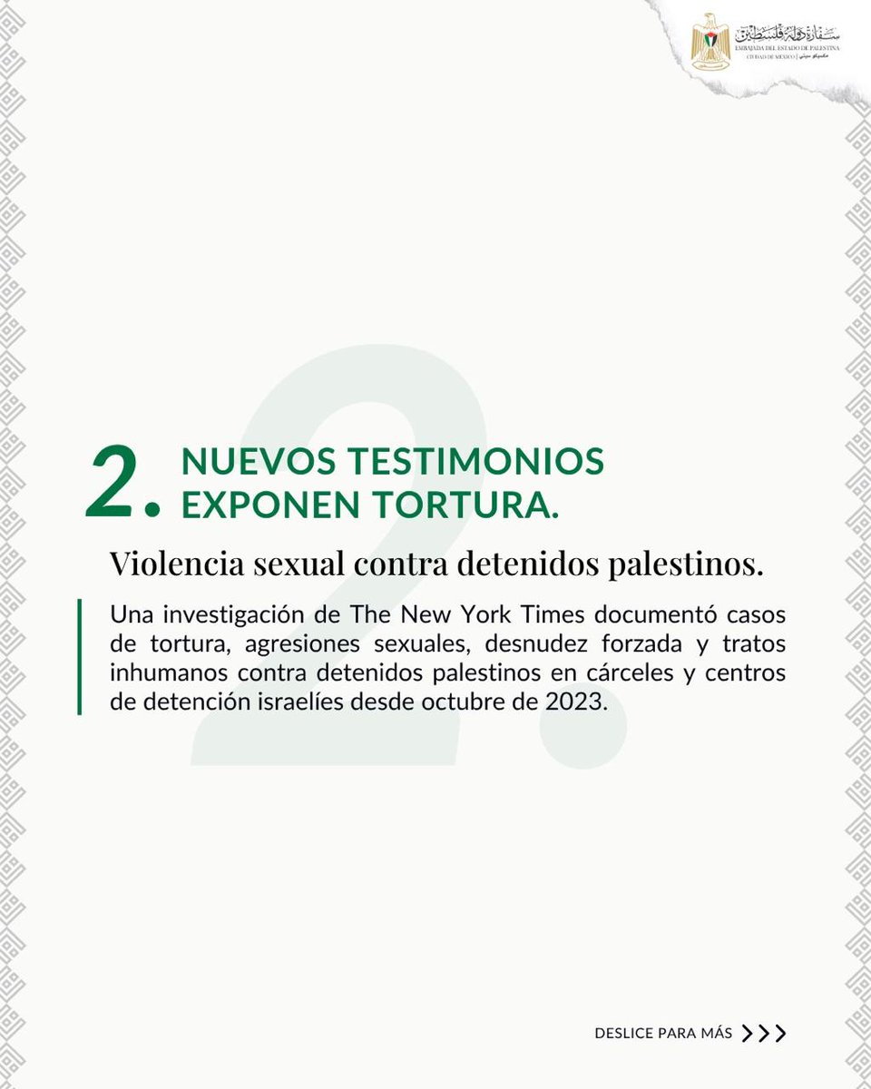 Embajada del Estado de Palestina en México tweet media