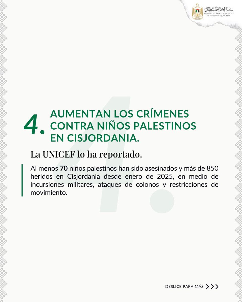 Embajada del Estado de Palestina en México tweet media