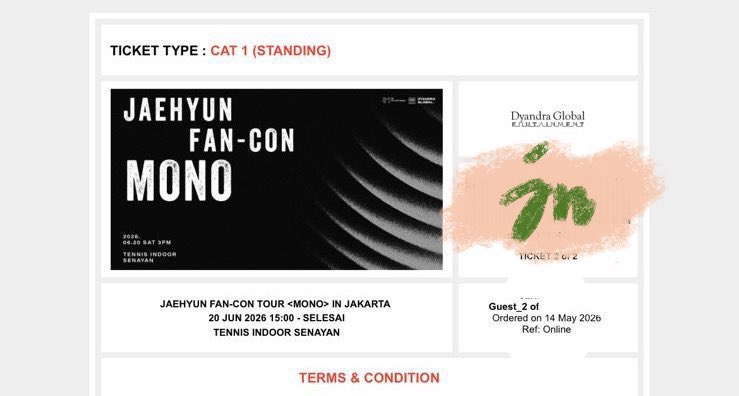 JASTIP TIKET jaehyun fancon mono jakarta tweet media