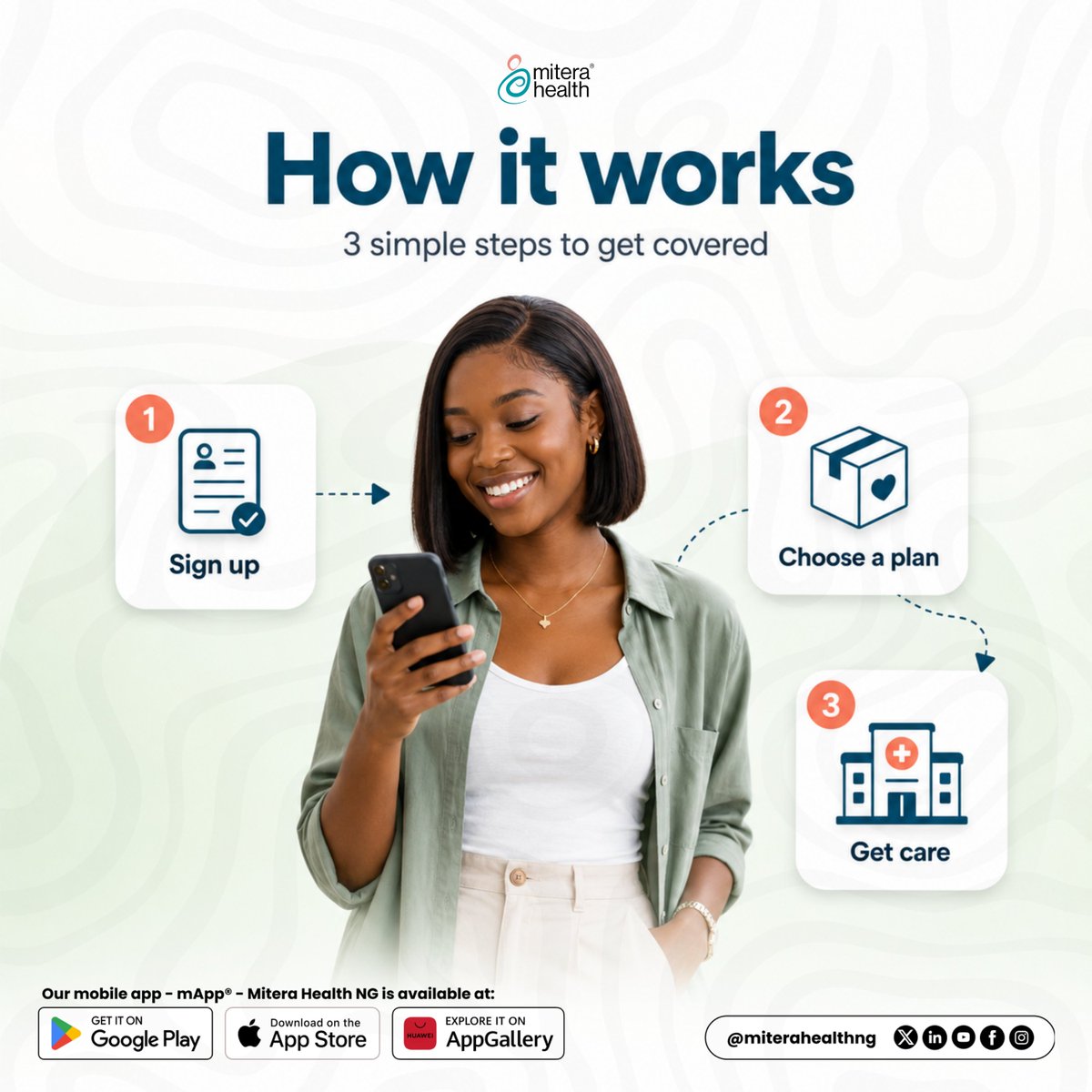 MiteraHealthNG's tweet photo. Healthcare at your fingertips #miterahealth https://t.co/PEESOZeBou