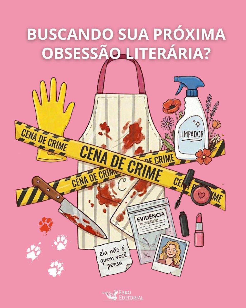 FaroEditorial's tweet photo. Se você ama o glamour de Desperate Housewives, a frieza de Dexter e o sarcasmo de Killing Eve, achou sua nova obsessão literária! 🔪🍷

Comheça "O Guia de uma Sociopata para um Casamento Bem-Sucedido", novo thriller da Faro Editorial.

https://t.co/S5QNw73Dvd https://t.co/JUI4yROFpO