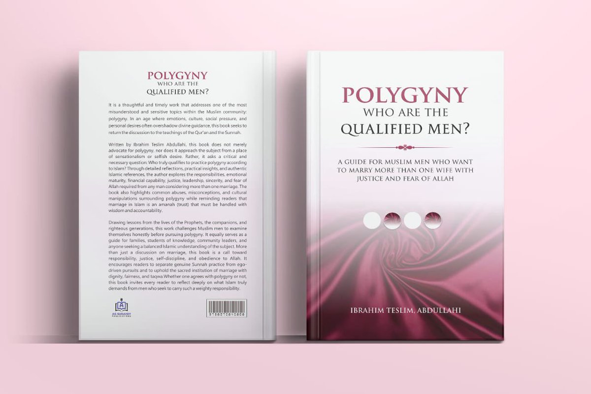 Tesguru's tweet photo. After years of reflection, research, and conversations through MMSP, my book is finally ready:

POLYGYNY: WHO ARE THE QUALIFIED MEN?

This is not a book written to glorify desires. It is a serious discussion about responsibility, justice, emotional maturity, leadership, and https://t.co/cLyFa1GqQx