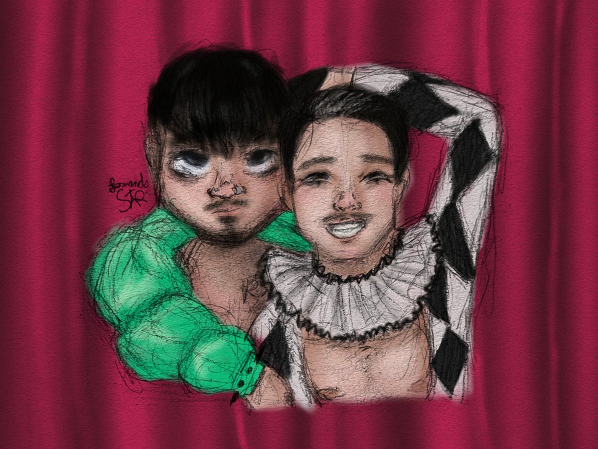 fernandagpm_x_x's tweet photo. Käärijä and Bojan~♡ first time I drew them together ♡
#Bojere #fanart https://t.co/VZL01boePn