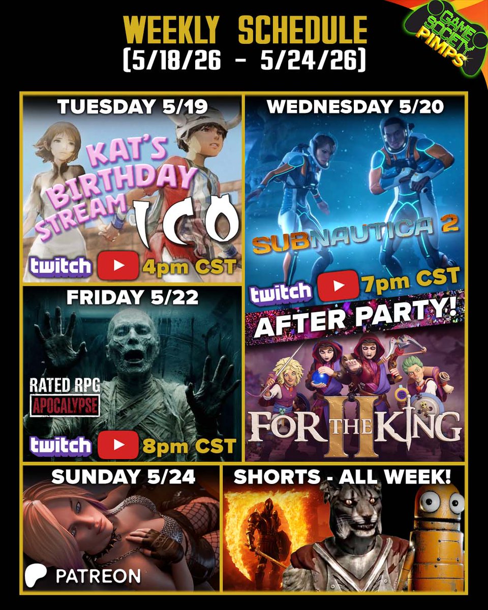 Game Society Pimps tweet media