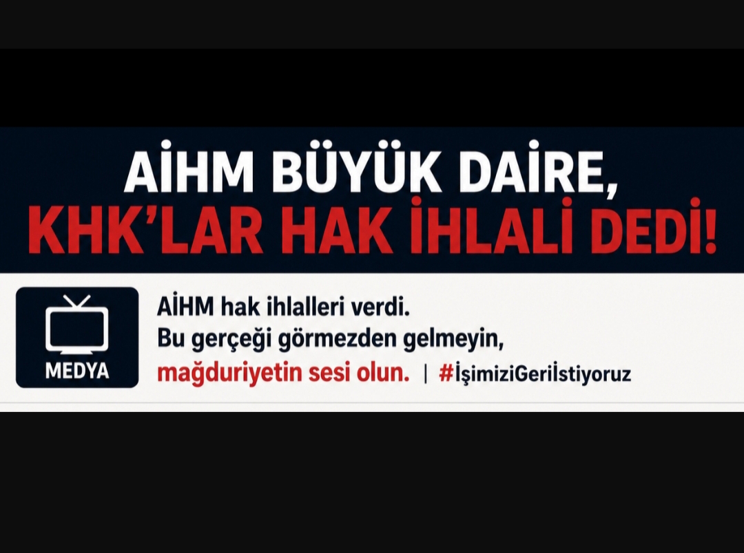 EskisehirKHK26's tweet photo. AİHM kararları uygulanmalı, mağduriyetler giderilmelidir.
#İşimiziGeriİstiyoruz https://t.co/nyLHyBBuDp