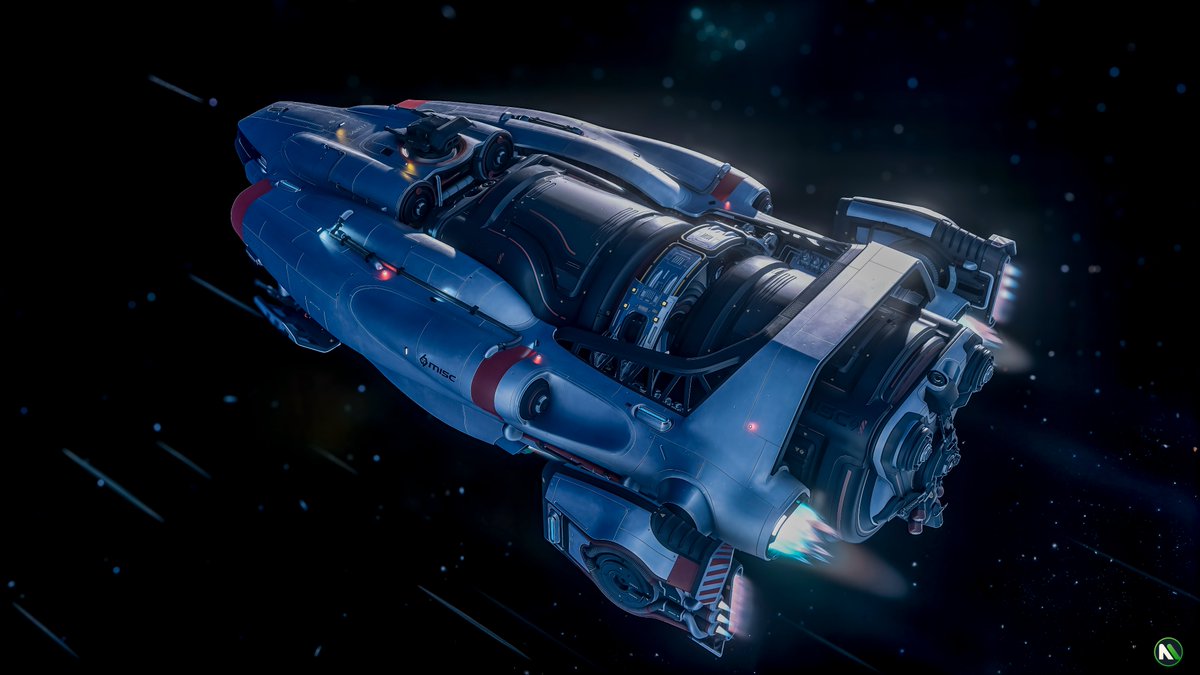 masmon's tweet photo. The MISC Starlite has officially arrived in the 'Verse! 
Think of it as the "Starfarer Lite", the ultimate $60 starter refueler for all your space gas delivery dreams.
And honestly, if you didn’t get a little emotional at that introductory trailer’s "friend-waggle," you’re lying. 👋🥹
Who’s adding this cute little tanker to their fleet? 👇
-
#StarCitizen
@RobertsSpaceInd