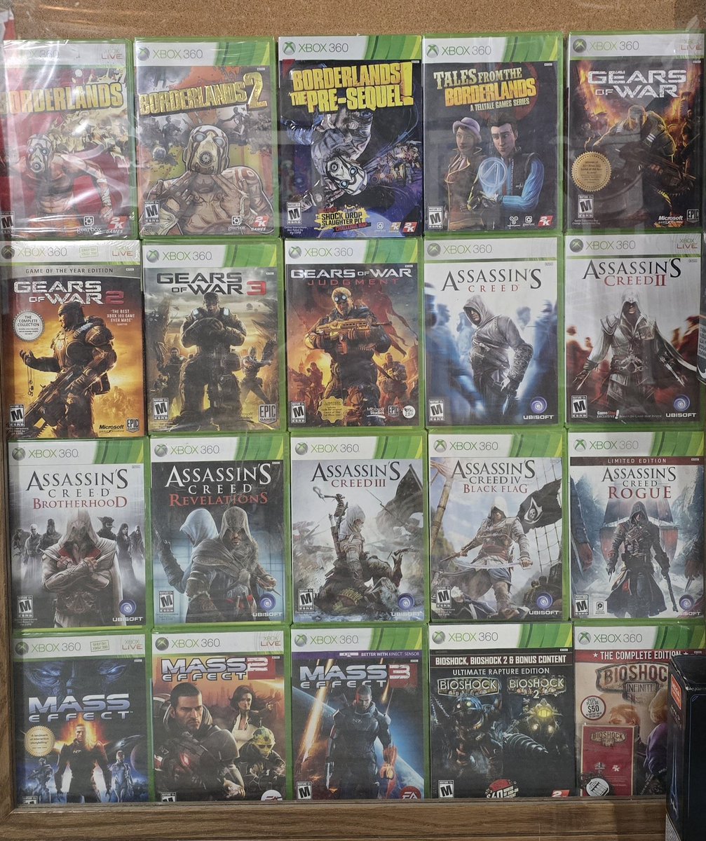 BeatToDeath1's tweet photo. It's been 18 years since the release of the original Mass Effect. What's the best franchise here? Do you collect factory sealed game? https://t.co/x1YjIFbxrB