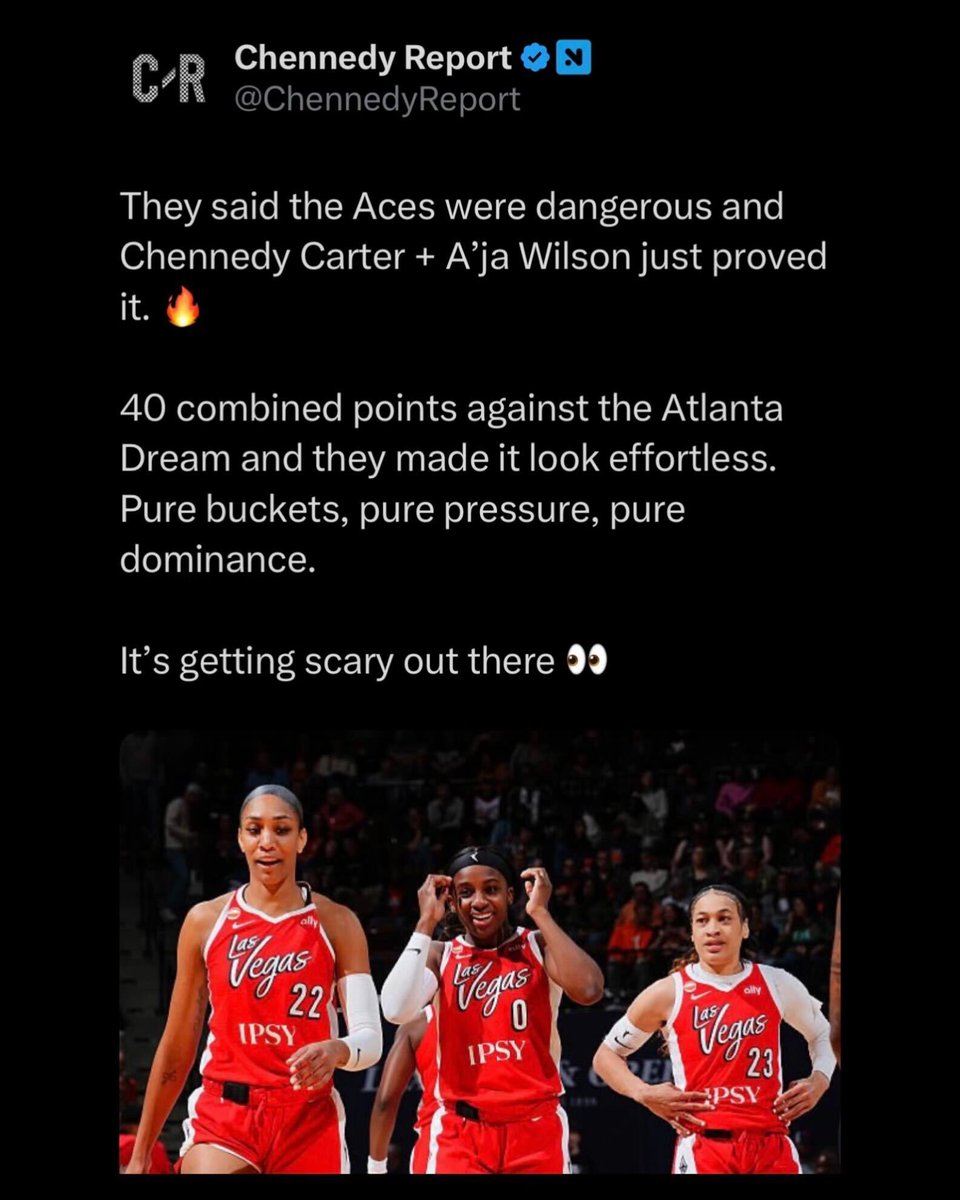 playmakerw's tweet photo. Chennedy Carter wasn’t signed by any WNBA teams in 2025. Now she has the most points by a bench player in the first 5 games of a season EVER. 👀🔥 https://t.co/R9oQCe3mnh