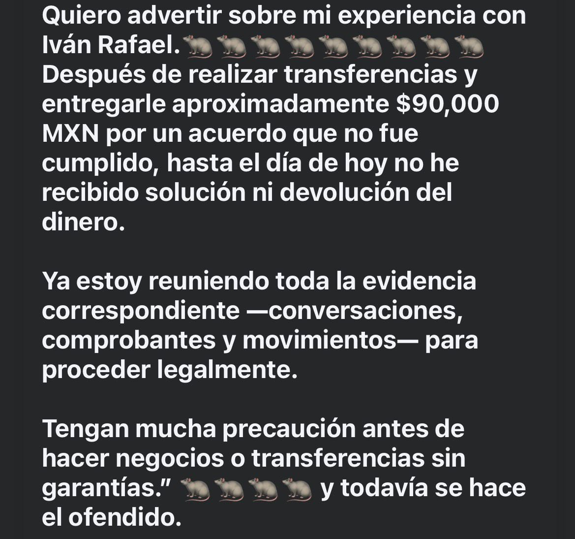 manolormendoza's tweet photo. POR SI LO CONOCEN, TENGAN CUIDADO, A UN AMIGO LE DEBE ALREDEDOR DE $90 MIL PESOS Y NO QUIERE PAGARLE. https://t.co/AhkgtWZCmC