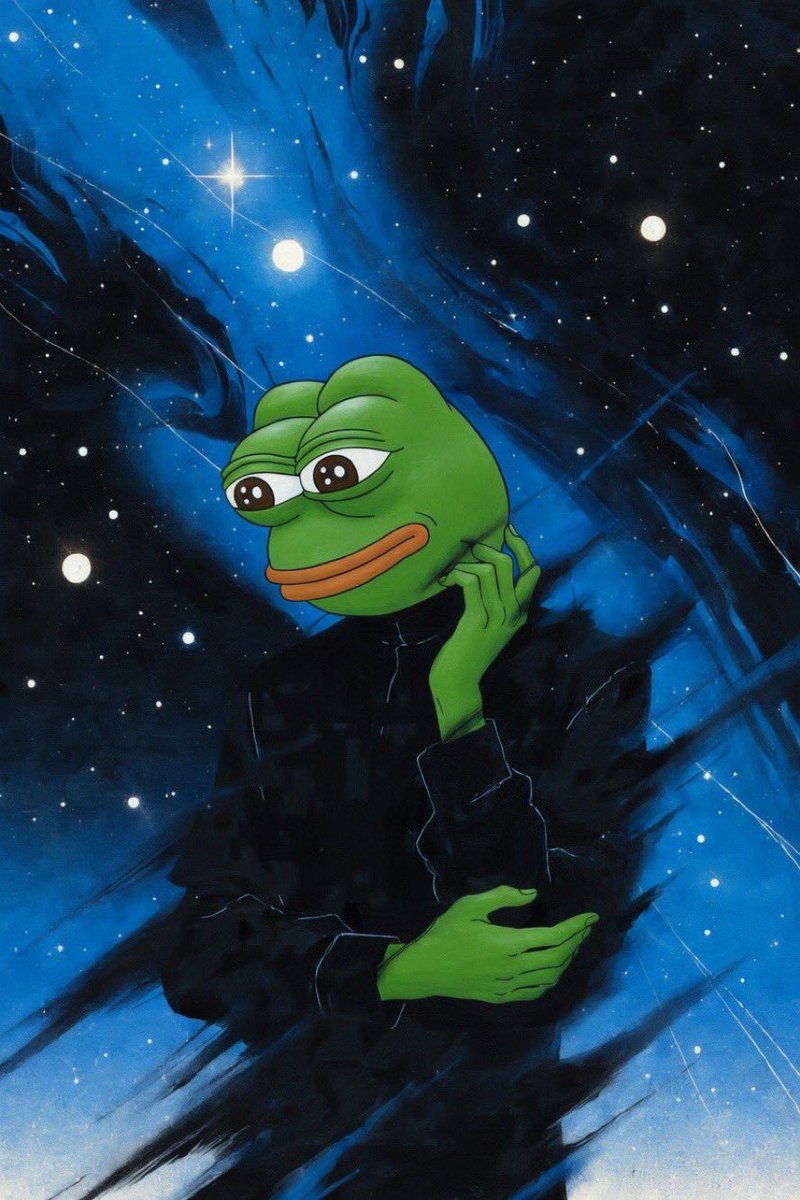 420pepeleo's tweet photo. He who Controls the Memes Controls the Universe $pepe https://t.co/v5EYMYBP8i