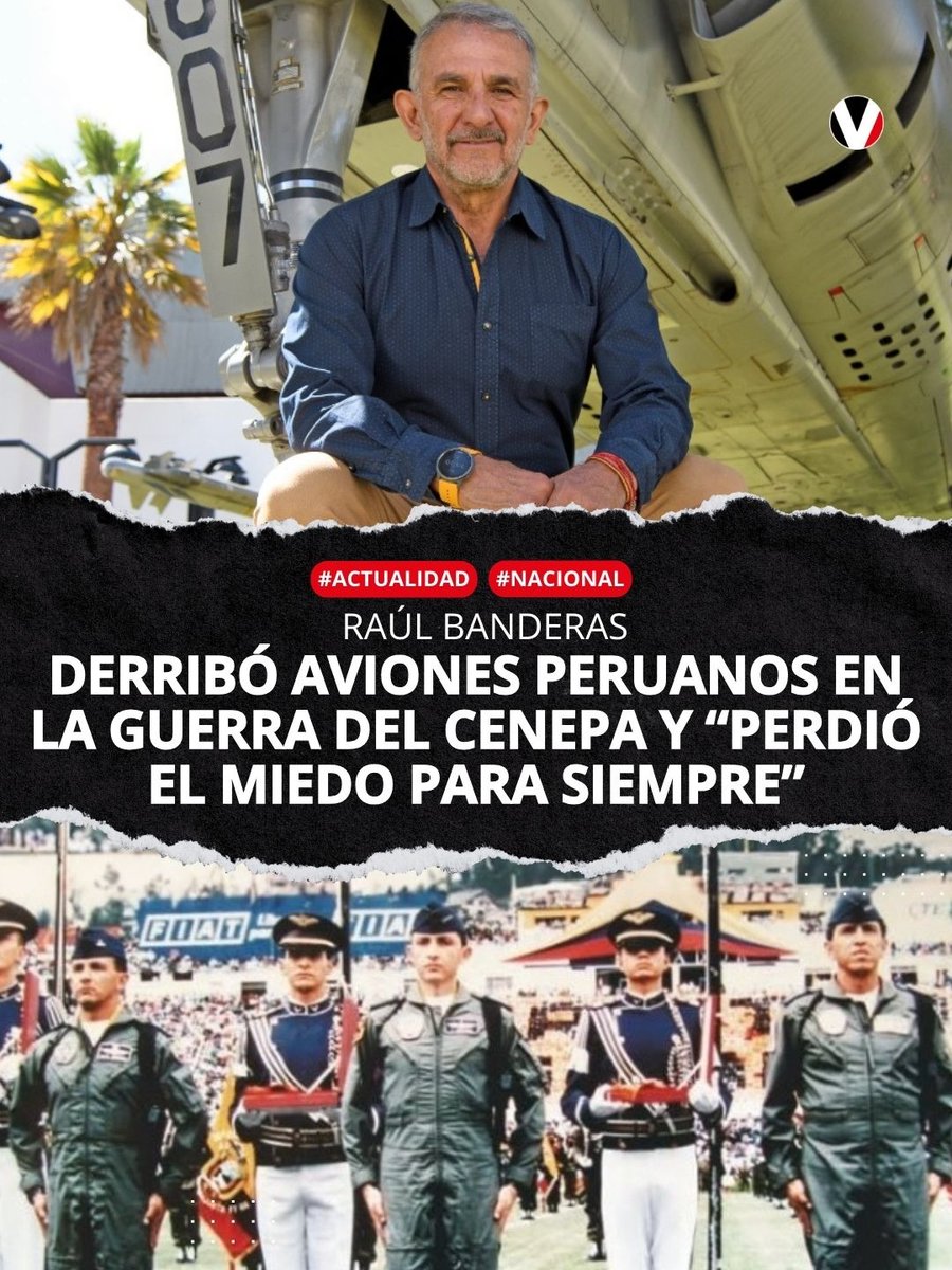 revistavistazo's tweet photo. #HistoriasVistazo | 🛩️ El 10 de febrero de 1995, en plena Guerra del #Cenepa, el entonces mayor Raúl Banderas lideró el combate aéreo más decisivo entre #Ecuador y #Perú. En entrevista con Vistazo, el ahora general retirado narra la historia. Te contamos más detalles 👉🏻 https://t.co/JnY75eQZPv
