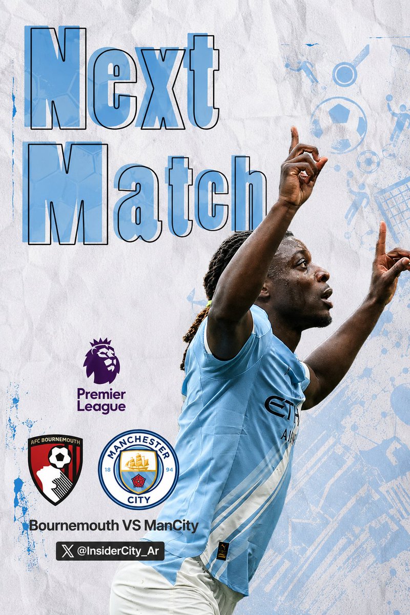 InsiderCity_Ar's tweet photo. 📅| الثلاثاء 19 مايو 2026.
⚽| بورنموث VS مان سيتي.
🏟| ملعب فيتاليتي 
🏆| الدوري الإنجليزي
⏰| 21:30 (توقيت مكة).
📺| بين سبورت 1
🎙️| علي سعيد الكعبي https://t.co/refhsydtAR