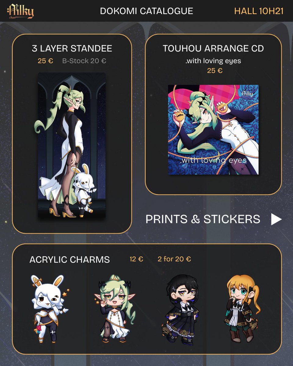 Milkeechan's tweet photo. My Dokomi catalogue is here 🧙‍♀️
📍 Hall 10 - 10H21

Stop by, say hi and adopt a Bnuuy
See you there!
#dokomi2026 #artistsofdokomi2026 https://t.co/hPyTfJZyBe