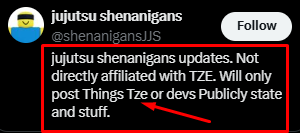 bratherblad's tweet photo. @shenanigansJJS yo tze chill on tsb wth https://t.co/E3h4YxUcVk
