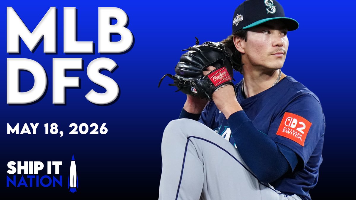 ShipItNation's tweet photo. ⚾ MLB DFS 🚀

Tonight’s MAIN slate has 9⃣ games, starting at 7PM on #DraftKings &amp; #FanDuel.

LIVE in 30/min w/ @Nadesify &amp; @FantasytipsMatt to break it all down &amp; discuss:

🎯 Top Stacks &amp; Value Bats
🔥 Favorite Pitching Options
🚫 Spots to Fade &amp; Stacks to Avoid

Show Link ⤵️ https://t.co/eSfhMf1fqi
