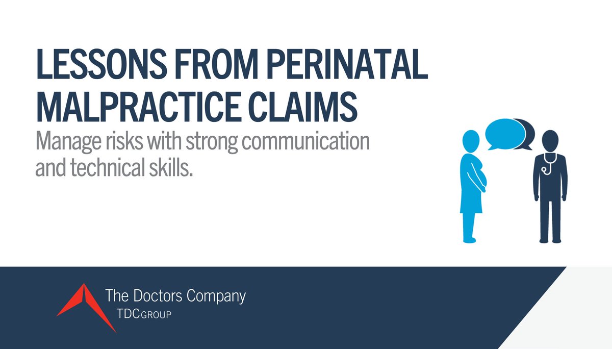 doctorscompany's tweet photo. Perinatal malpractice claims often involve high-severity injuries, but many risks can be reduced through stronger communication, clinical judgment, and technical preparedness. Learn more: https://t.co/cVyL3raDnX https://t.co/XbpXuZSvlA