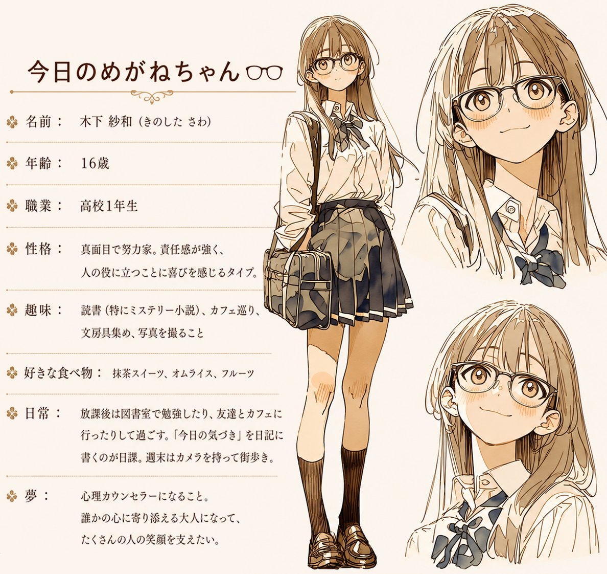今日のめがねちゃん👓