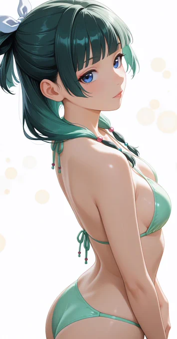 水着の猫猫 SFW No nudity or suggestive intent. Maomao Healthy sporting swimwear style illustration. #薬屋のひとりごと