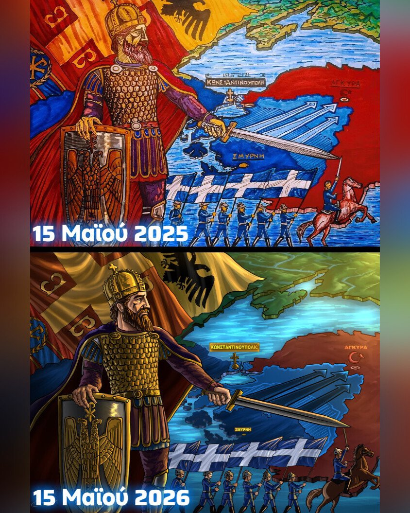 EOM_memes's tweet photo. Αναζωογονούμε την παρακμασμένη σύγχρονη τέχνη με βαθιά εθνικό πρόσημο! 🇬🇷✨

Δίνουμε σάρκα και οστά στην ιστορία μας.
Ζωντανεύουμε τα έπη της πατρίδας μας🏛️

Θέλετε να γίνετε μέρος αυτής της δημιουργικής επανάστασης;
❤️ Κάντε like
🔄 Repost
📌 Αποθηκεύστε
📲 Βάλτε το στα stories σας
Και μπείτε τώρα στο https://t.co/pfMVrwYAz8 🌐

Μαζί χτίζουμε το μέλλον της Ελληνικής τέχνης! 💪