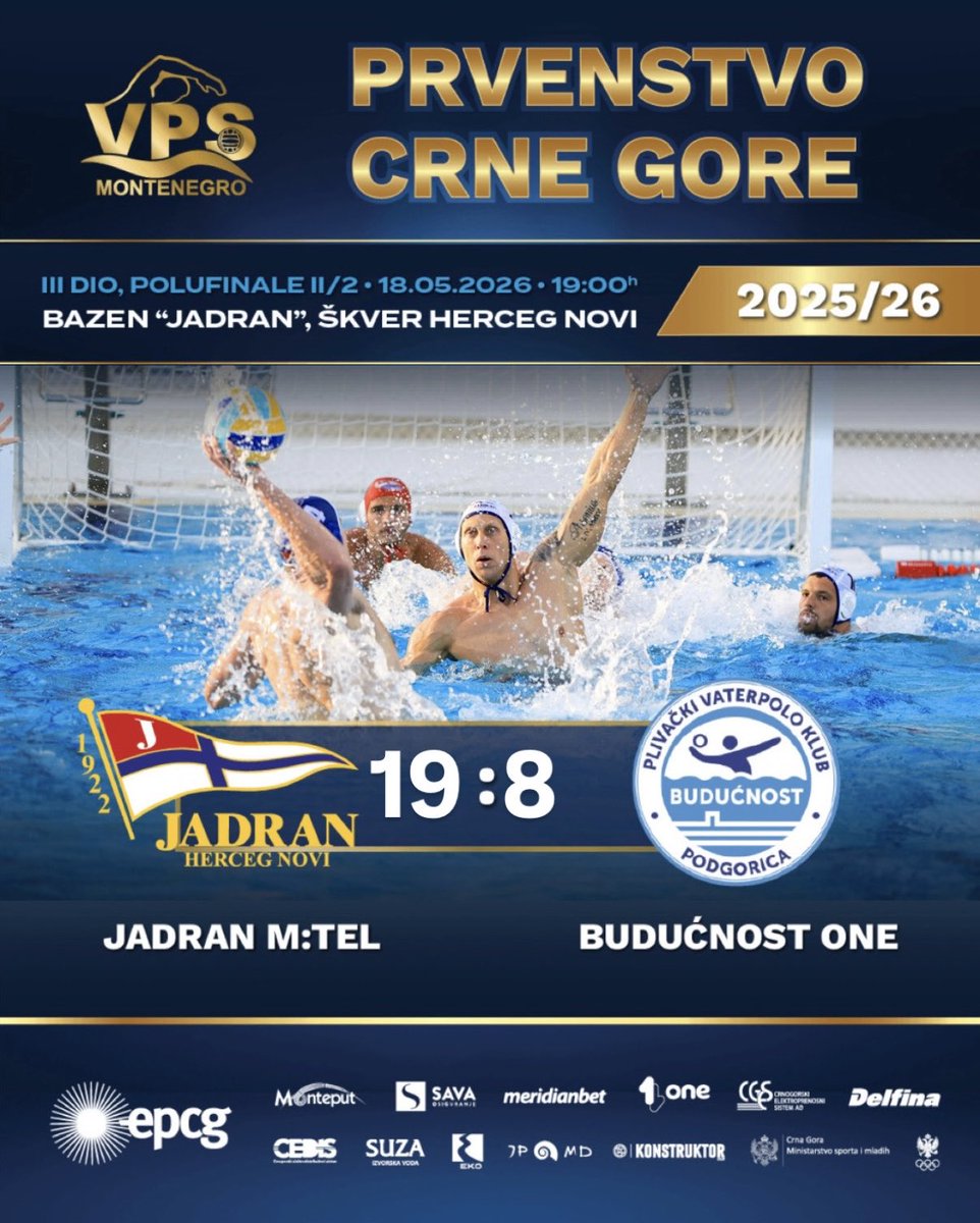 Water polo MNE tweet media