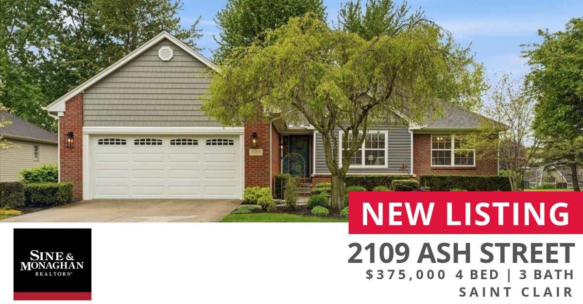 DistelrathS's tweet photo. 📍 New Listing 📍 Take a look at this fantastic new property that just hit the market located at 2109 Ash Street in Saint Clair. Reach out here or at (810) 300-3799 for more information!

Listed by Linda J Bailey, Realtor

Thank yo... https://t.co/vlv0aL2o17 https://t.co/NO6QcPuCnd