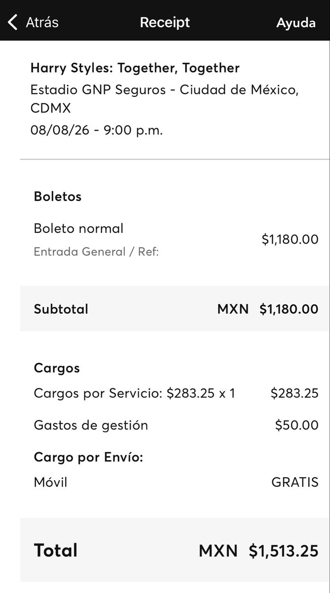 habitstyle's tweet photo. holaaa
por temas personales estoy vendiendo un boleto para ver a Harry
es para el 8 de agosto en general C
$1500
@mx_tickets ayuda pls https://t.co/oKEdnLaKV4