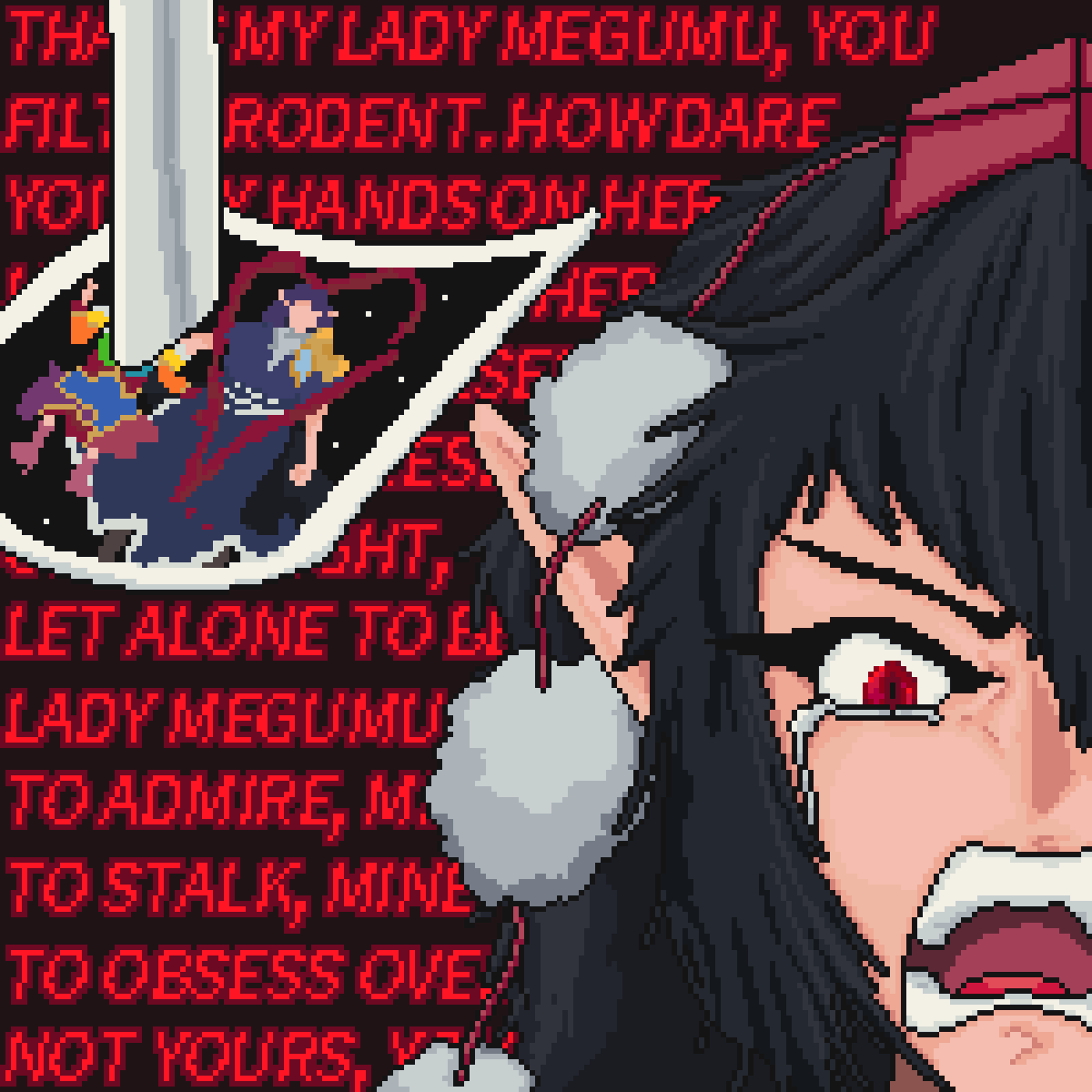 Qudarp's tweet photo. Aya wants Megumu too :( https://t.co/NEioqlFWhT