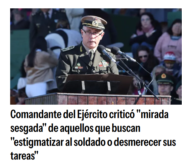 Victor26356's tweet photo. Cuales son las tareas de las FFAA que fueron diseñadas desde la Escuela de las Américas como fuerzas de ocupación interna? Su función es participar en misiones fuera del país, para las que hacen colas?
Se llevan miles de millones de dólares necesarios para desarrollar el país https://t.co/VxOCzacT9R
