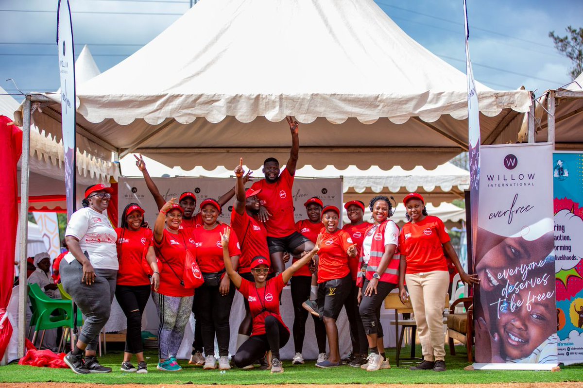 EverFreeUg's tweet photo. Yesterday, the Willow Team joined @ABSAUganda's #AbsaKH37HillsRun showing up for girls whose access to education should never be a question. https://t.co/xnWGn6nRAb