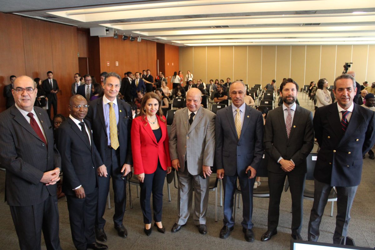 MoroccoInMEX's tweet photo. S.E el Embajador  Abdelfattah Lebbar, asistió a la inauguración de la Semana de África en México, acto presidido por el Canciller, Roberto Velasco Álvarez; la subsecretaria, María Teresa Mercado Pérez; y el Embajador de Côte d’Ivoire en México y decano del grupo africano. https://t.co/3BucCO0vdx