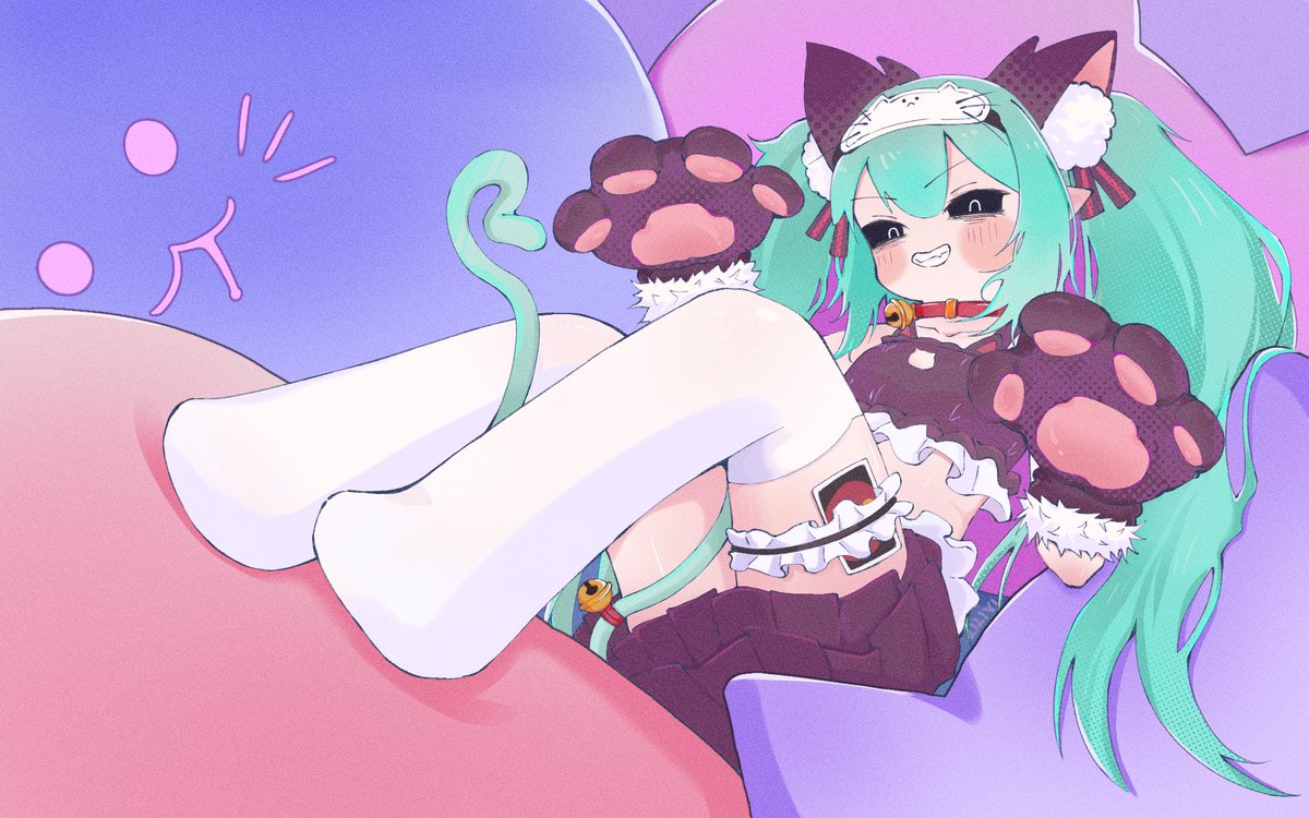 LILIVIIiii's tweet photo. #VGenChallenge🐾( •̀ ω •́ )y🐾💓💓💓
#39neko #初音ミク https://t.co/NbaNHvA8pR