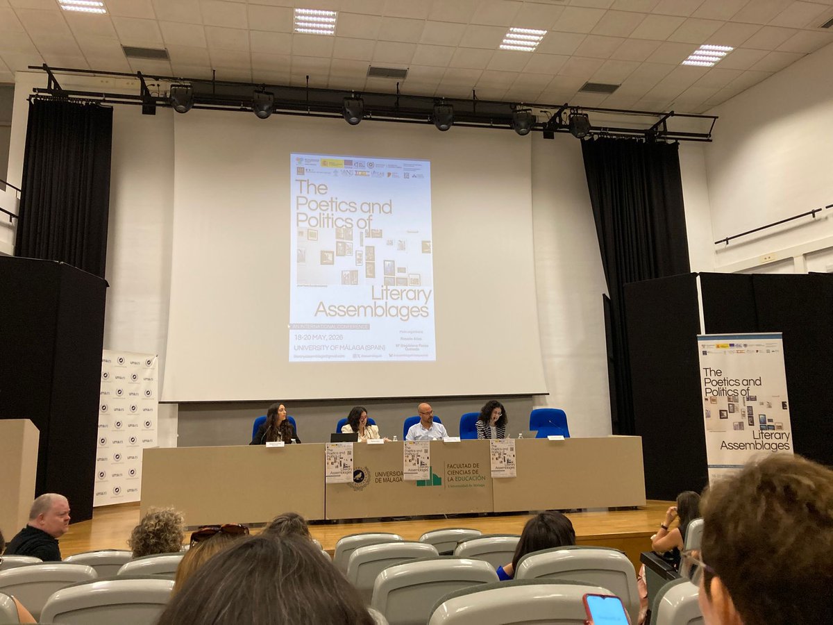 group_lap's tweet photo. LAP members speaking on assemblage theory and multiple geographies at the conference The Poetics and Politics of Literary Assemblages (18-20 May) in Málaga👏🏻 @assemblagelit @iLAC_usal @SocietyVins https://t.co/K8uIks86mf
