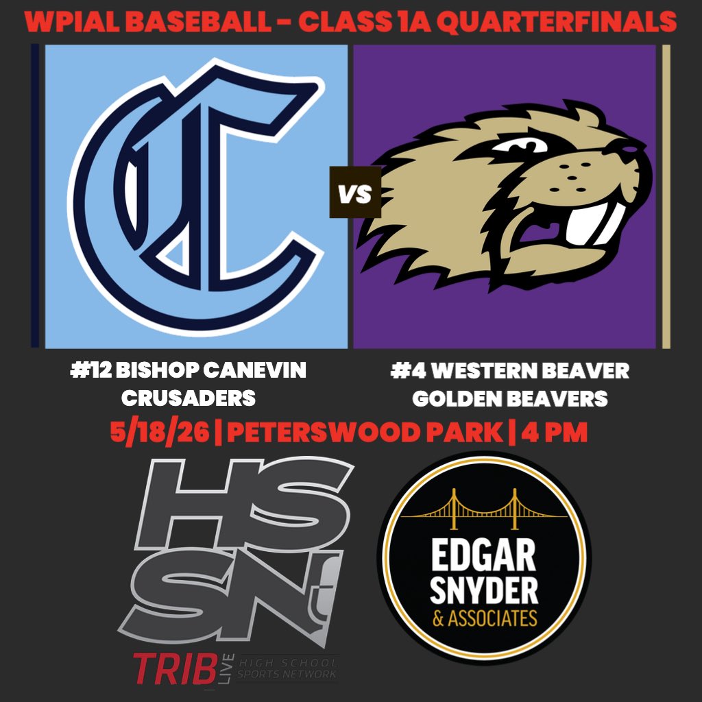 TheDonRebel's tweet photo. Into the @wpial7 ⚾️ quarterfinals we go. Headed to Joe Maize Field in Peters for Class A second round as Western Beaver takes on Bishop Canevin at 4. Join me, @hamsixson and @JessLevo for video on NFHS and audio on @TribLiveHSSN https://t.co/4m1OI4BByn