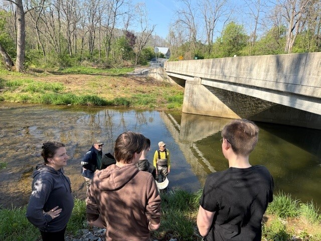 SESDRAMS's tweet photo. Students from SESD collaborated with Ma and Pa Railroad, Village of Muddy Creek Forks, and  Muddy Creek Branch of Trout Unlimited to stock trout.  Students learned the importance of trout stocking, history of Muddy Creeks Forks Village, and enjoyed time socializing. https://t.co/b3xgtEl9O9