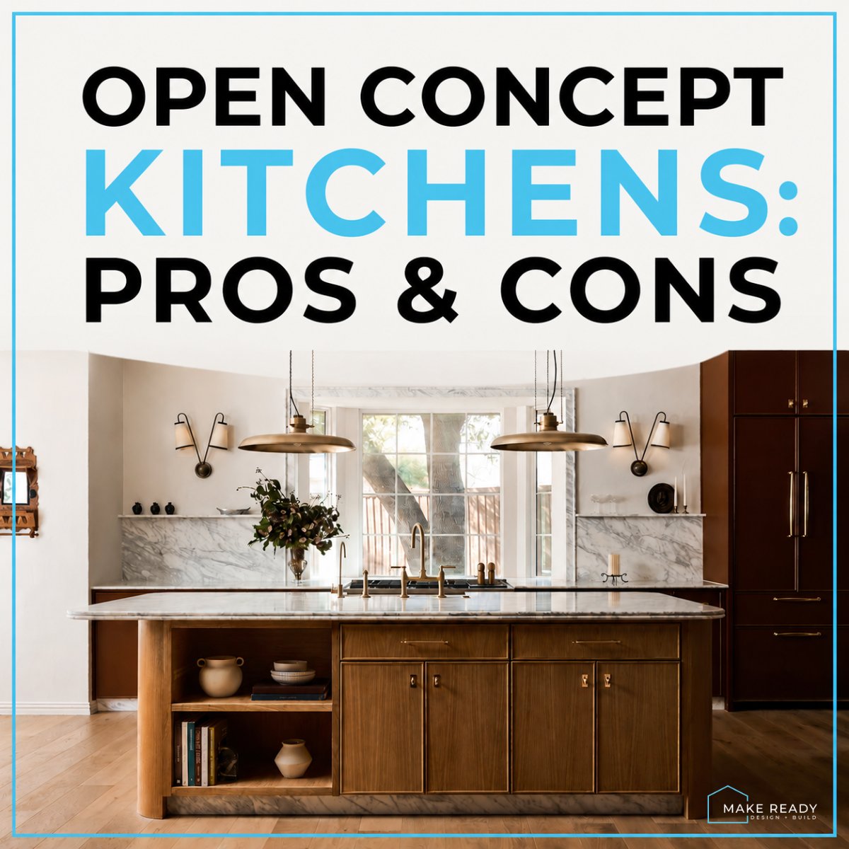 MAKEREADYDesign's tweet photo. Open concept kitchens look amazing — but are they right for your home? 👀

Before removing walls, homeowners should consider storage, noise, layout flow, energy efficiency, and resale value.

Read the pros &amp; cons before you remodel: https://t.co/0X0FbKHs08 https://t.co/lGpYx0okuL