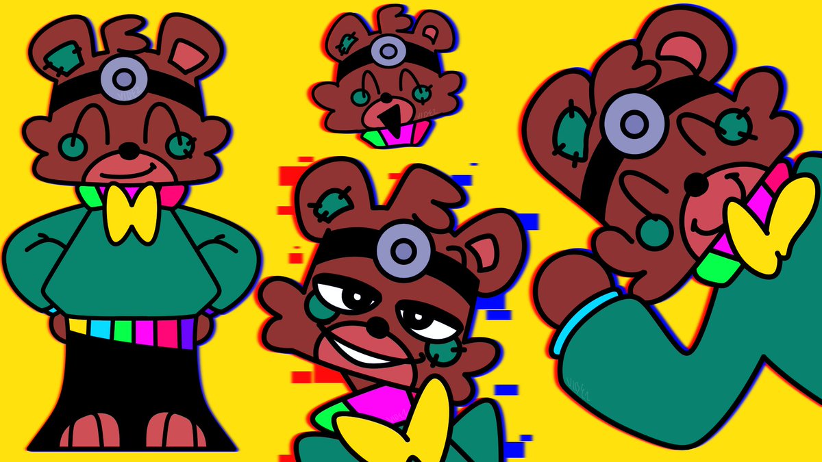 ThyGoodVibez's tweet photo. !!TW/ eye strain!! Static ! what's the nicest thing you see? #toonsuniverse https://t.co/M6nVu6GcYo