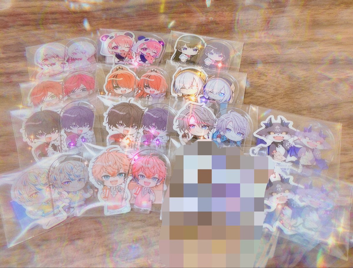 Riox7ih's tweet photo. チョコエッグ購入済✨️
シークレットは引けたけどリトとイブも欲しかったなぁ…
(ネタバレ防止の為モザイク加工あり) https://t.co/w90gOldByS