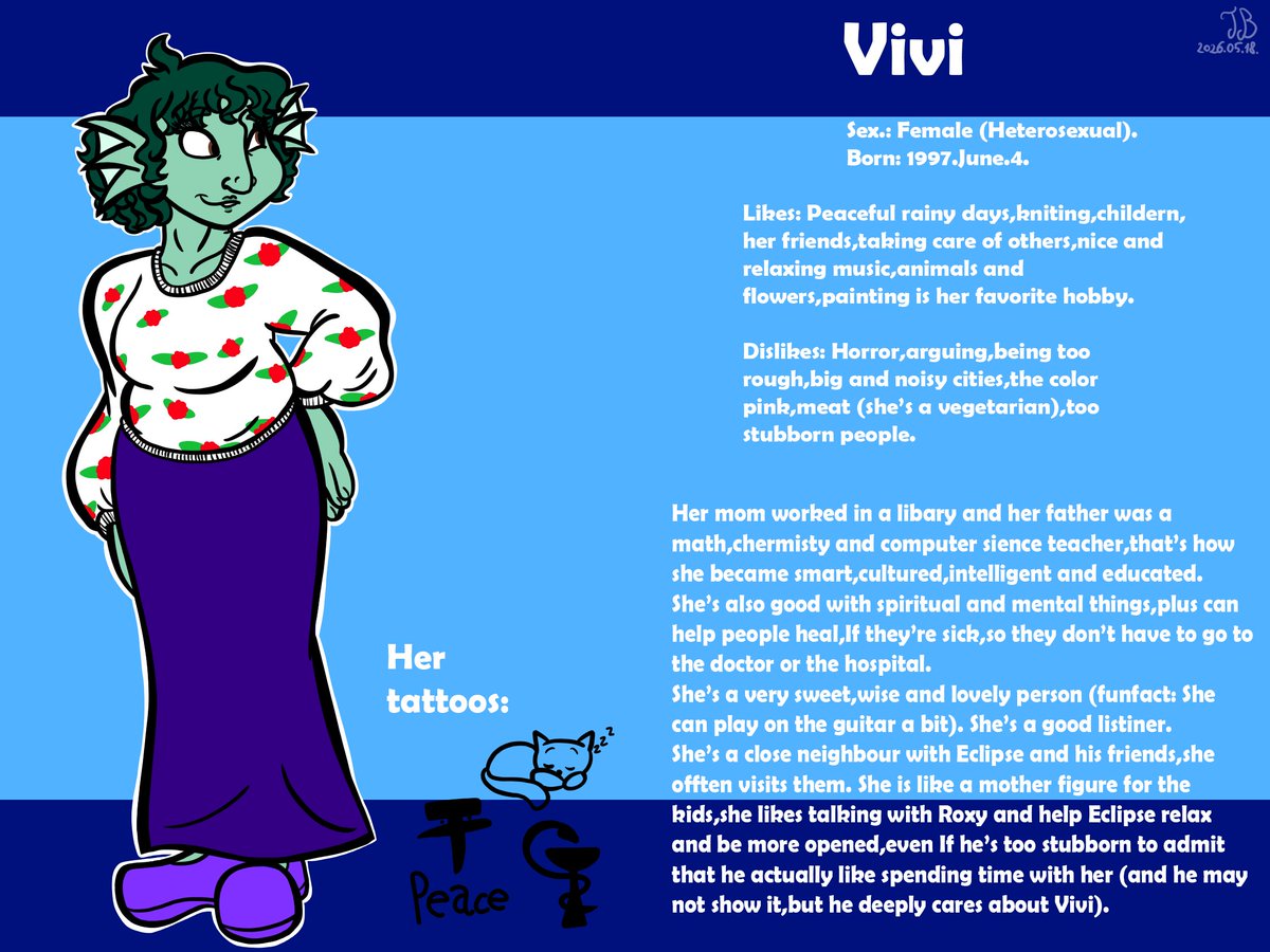 Bogit0717's tweet photo. This is Vivi!
I created her,when the Eclipse and Puppet Show was a thing!
Hope you like her!
#fnaf #oc #teaps #teapsoc https://t.co/wCHHMKWEG3
