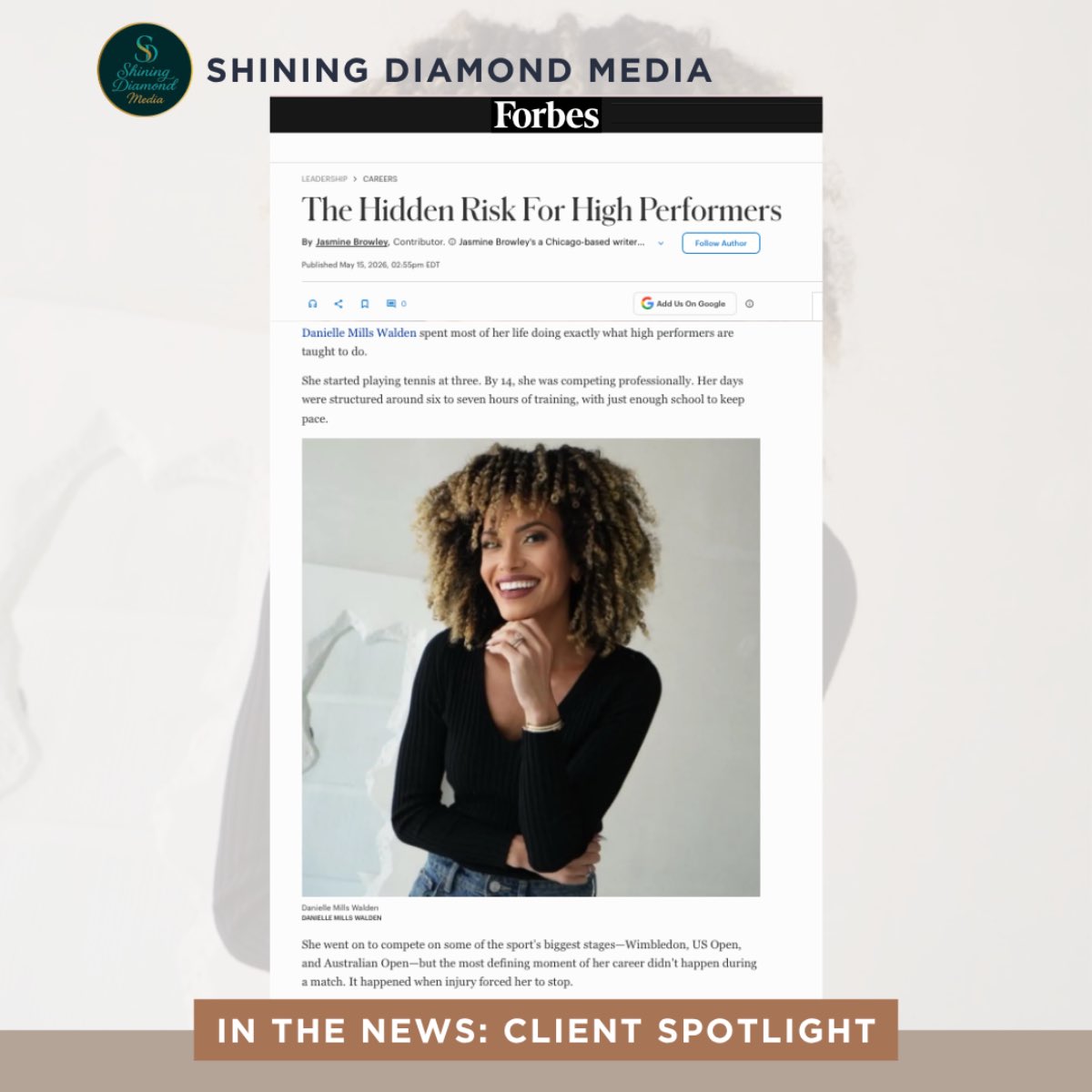 Daniellemwalden's tweet photo. A sentence I’ve dreamed of writing:

I’ve been featured in @Forbes .

The piece explores my story and the hidden risk so many high performers face:

When your identity becomes tied to achievement.

Success isn’t just about what you accomplish.

It’s about who you become while you’re building it.

Read the full article: https://t.co/70VhDmaiyv