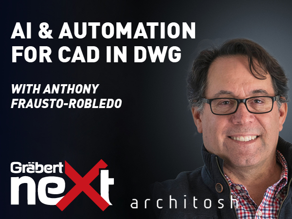 architosh's tweet photo. https://t.co/VwpbPOiH65  -- Excited to share my thoughts on AI and automation in the latest ARES 2027 product line in the upcoming Graebert neXt 2026 event. Learn more and register for free! -- #graebertCAD #arescad #dwgcad #dwg #cad #ai #bim #aecnews #contech https://t.co/XP2i964Bs3