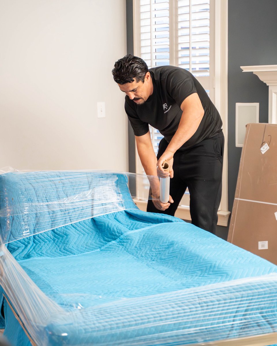 AthensMovingExp's tweet photo. Proper wrapping is one of the biggest parts of a professional move. Our crews are trained to protect furniture, walls, and belongings the right way before anything gets loaded. The details matter.

919.760.7774 https://t.co/Az3GryOv5S