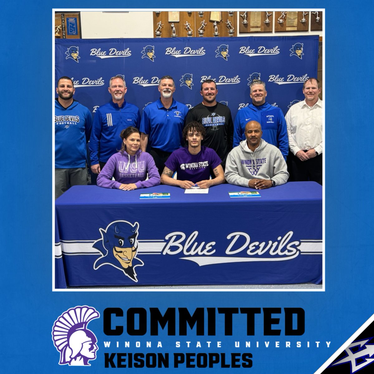 BHRABlueDevils's tweet photo. Congratulations to BHRA senior Keison Peoples on his commitment to Winona State University to continue his academic &amp; basketball career!

📊 Blue Devil Record Holder:
🔥 2,184 Career Points
🔥 929 Season Points
🔥 56 Points in a Game

Once a Blue Devil, always a Blue Devil! https://t.co/o9FUMwlSQZ