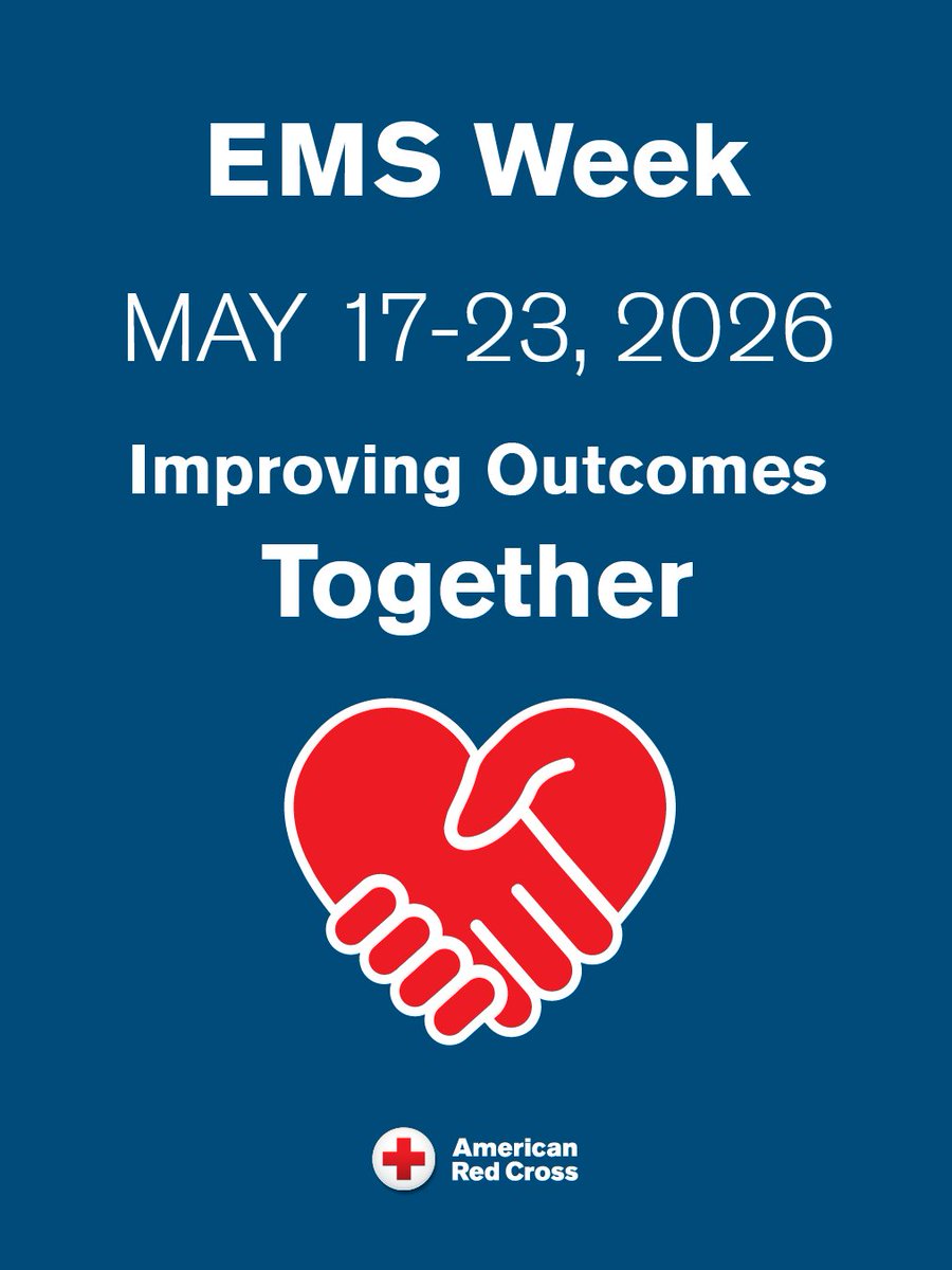 VARedCross's tweet photo. We ♥️ our EMS responders who make a difference when every second counts. Help give them a head start in the moments that matter by learning first aid and CPR this EMS Week: https://t.co/z1dgT8WNkI https://t.co/zRIAsUcLtD
