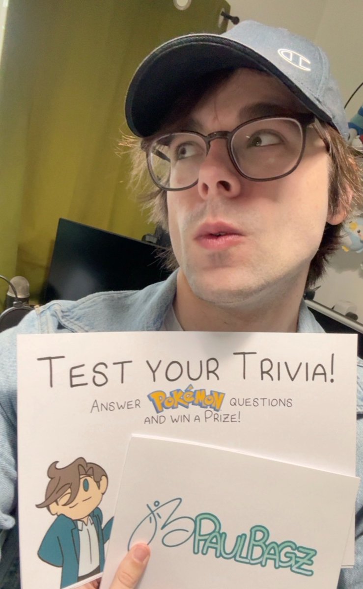 PaulBagz's tweet photo. Not long now ‘til this #MCMCreator tests your Pokemon knowledge at #MCMComicCon 

I’ll be hanging about Card Corner and waddling about the con, but if you wanna see me on stage for Pokemon Bingo that’d be very cute and pretty of you too https://t.co/lhWib49pJa