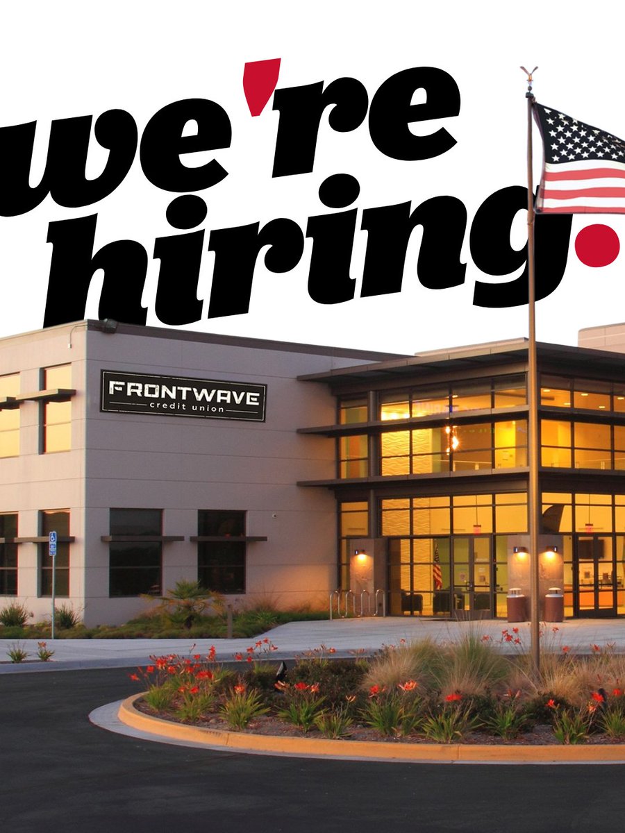 FrontwaveCU's tweet photo. The work matters. The people matter more. ⚡

At Frontwave, we’re looking for hardworking people who care about serving others, growing together, and showing up strong for our members.

Ready to join the crew?
https://t.co/XJJ1FpEbI8 https://t.co/0Lni8YWiBs