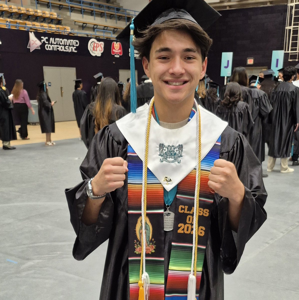 EPCCNews's tweet photo. Students celebrate their accomplishments and show off their uniqueness with some fun stoles! Congratulations graduates! #epccpride #epccgrad https://t.co/lafLnorJCO